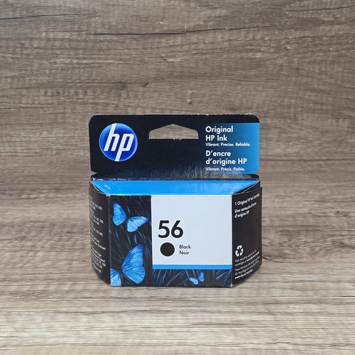 Genuine black ink - hp, 56